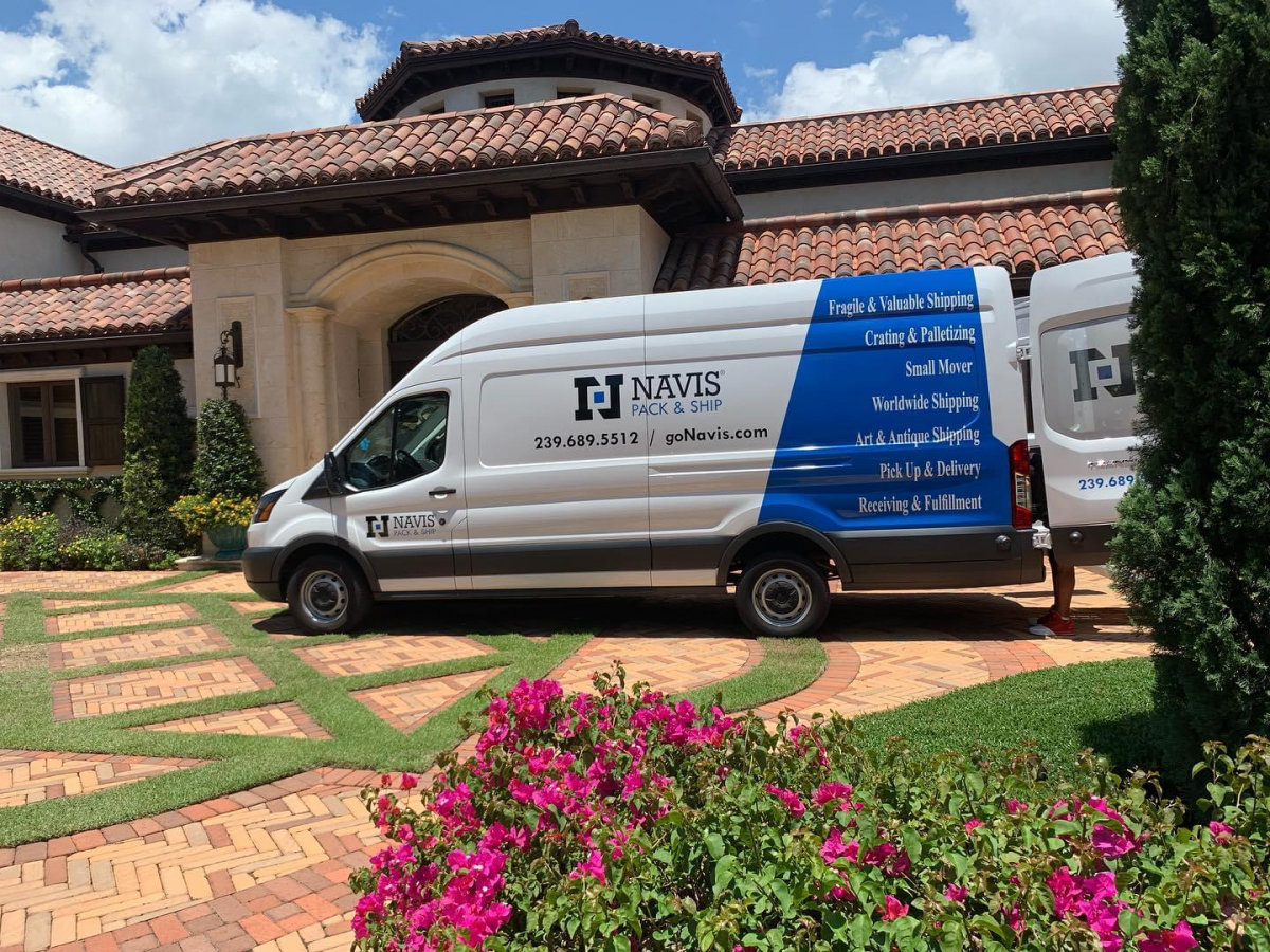 Navis van ready for pick-up