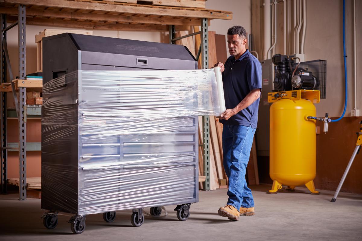 packing a large tool chest at Navis