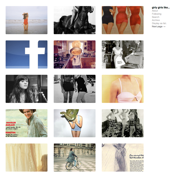Tumblr theme for portfolio